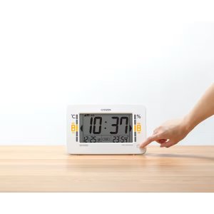 画像5: RHYTHM[リズム]　シチズン CITIZEN　8RZ240-003　電波時計　置掛け兼用　温湿度計　高精度 正規品