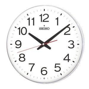 画像1: SEIKO[セイコー]　セイコークロック   KX278W　掛け時計　オフィスタイプ　  薄いケースで斜めからも見やすい　 オフィスデザインモデル      電波クロック　正規品