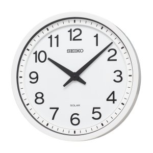 画像1: SEIKO[セイコー]　セイコークロック   SF245W　掛け時計　オフィスタイプ　  ソーラー発電のみで動くオフィス向けの掛時計      電波クロック　正規品