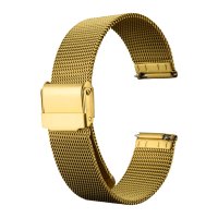 BAMBI[バンビ]　BAMBI　バンビクイックレバー　カストル　BSNLE1252G　ステンレススチール　正規品　「腕時計交換ベルト」