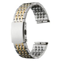 BAMBI[バンビ]　BAMBI　バンビメタル　ブロックワンタッチ　BSBE1245TG　正規品　「腕時計交換ベルト」