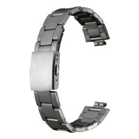 BAMBI[バンビ]　BAMBI　バンビメタル　ブロックワンタッチ　チタン+ステンレススチール（弓カン18mm付属）BTBE1232N　正規品　「腕時計交換ベルト」