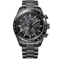 CITIZEN[シチズン] ATTESA [アテッサ] AT8294-59E　ACT Line　光発電エコ・ドライブ電波時計 ダイレクトフライト　ブラックチタンシリーズ　 メンズモデル　正規品