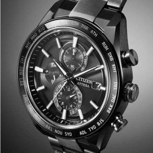 画像4: CITIZEN[シチズン] ATTESA [アテッサ] AT8294-59E　ACT Line　光発電エコ・ドライブ電波時計 ダイレクトフライト　ブラックチタンシリーズ　 メンズモデル　正規品
