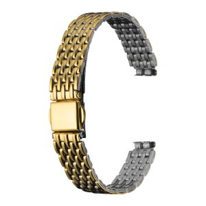 画像1: BAMBI[バンビ]　BAMBI　バンビメタル　ブロックワンタッチ　BSBE5525G　正規品　「腕時計交換ベルト」