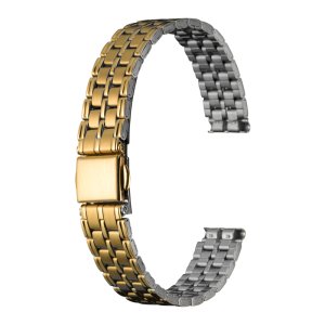 画像1: BAMBI[バンビ]　BAMBI　バンビメタル　ブロックワンタッチ　BSBE5518G　正規品　「腕時計交換ベルト」