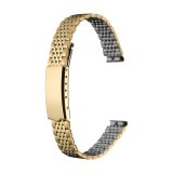 BAMBI[バンビ]　BAMBI　バンビメタル　ブロック三折　BSBE5510G　正規品　「腕時計交換ベルト」