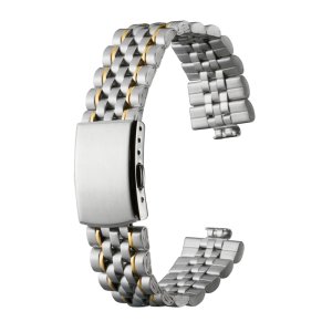 画像1: BAMBI[バンビ]　BAMBI　バンビメタル　ブロックワンタッチ　BSBE1168S　正規品　「腕時計交換ベルト」