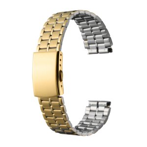 画像1: BAMBI[バンビ]　BAMBI　バンビメタル　ブロックワンタッチ　BSBE4412G　正規品　「腕時計交換ベルト」