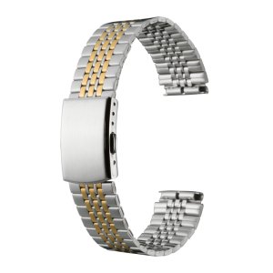 画像1: BAMBI[バンビ]　BAMBI　バンビメタル　ブロックワンタッチ　BSBE4411T　正規品　「腕時計交換ベルト」