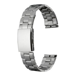 画像1: BAMBI[バンビ]　BAMBI　バンビメタル　ブロックワンタッチ　BSBE1134S　正規品　「腕時計交換ベルト」