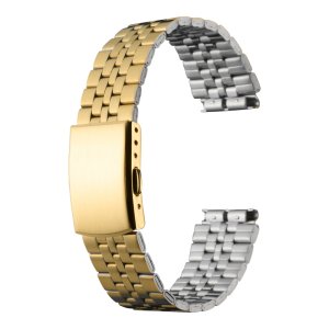 画像1: BAMBI[バンビ]　BAMBI　バンビメタル　ブロックワンタッチ　BSBE4413G　正規品　「腕時計交換ベルト」