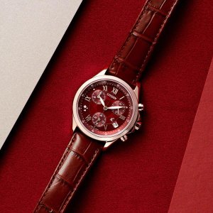 画像6: CITIZEN[シチズン] XC[クロスシー] FB1405-15W   basic collection　光発電エコ・ドライブ　 クロノグラフ 　限定モデル　限定1,000本　 レディース　正規品