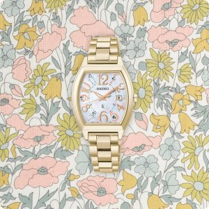 画像5: SEIKO[セイコー]  LUKIA[ルキア] SSQW104　Happy Collection  Made with Liberty Fabric Limited Edition  ソーラー電波修正  国内限定500本  メタルバンド  レディスモデル　正規品