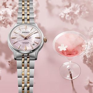 画像8: SEIKO[セイコー]　PRESAGE[プレザージュ]  SARY270　Cocktail Time「Sakura Aviation」 世界限定：9,000本（うち国内：500本） メカニカル　 レディス 　メタルバンド　正規品