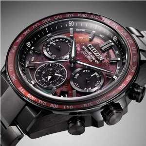 画像5: CITIZEN[シチズン] ATTESA [アテッサ] CC4077-71Z　ACT Line　エコ・ドライブ　ブラックチタンシリーズ　GPS衛星電波時計  Shades of Red 限定モデル  世界限定1,800本  メンズモデル　正規品