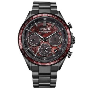 画像1: CITIZEN[シチズン] ATTESA [アテッサ] CC4077-71Z　ACT Line　エコ・ドライブ　ブラックチタンシリーズ　GPS衛星電波時計  Shades of Red 限定モデル  世界限定1,800本  メンズモデル　正規品