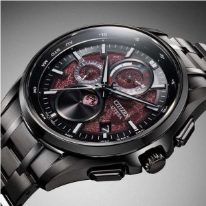 画像5: CITIZEN[シチズン] ATTESA [アテッサ] BY1005-73Z　ACT Line　光発電エコ・ドライブ電波時計 ダイレクトフライト 　ブラックチタンシリーズ　 Shades of Red 限定モデル  世界限定2,200本  メンズモデル　正規品