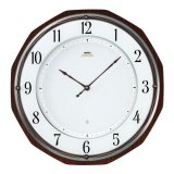 SEIKO[セイコー]　セイコークロック　HS536B　掛時計 ソーラー 電波クロック　正規品