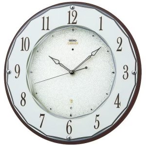 画像1: SEIKO[セイコー]　セイコークロック 　エムブレム　HS524B　　掛時計　スタンダード　電波クロック　正規品