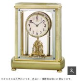 SEIKO[ セイコー]　セイコークロック　HW597M　セイコーエムブレム 　電波置き時計 　正規品