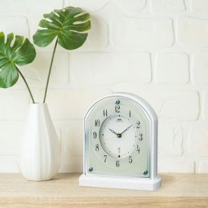 画像2: SEIKO[ セイコー]　セイコークロック　置時計　HW587W　セイコーエムブレム 　電波クロック　正規品