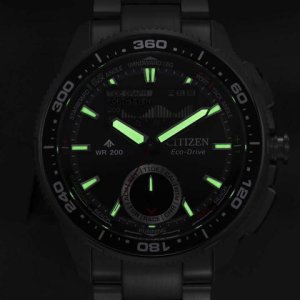 画像4: CITIZEN[シチズン]PROMASTER[プロマスター]  JV3001-53E　MARINEシリーズ  エコ・ドライブ コンビネーションウオッチ メンズ　 正規品