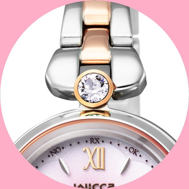 CITIZEN[シチズン] Wicca[ウィッカ]KS1-635-91　ソーラーテック電波時計 ティアラスターコレクション 福原遥さん着用モデル　  レディースモデル　正規品