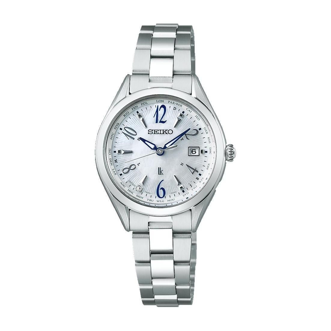 SEIKO[セイコー]　LUKIA[ルキア] Lady Collection SSQV103　 ワールドタイム機能つきソーラー電波 レディースモデル　 正規品