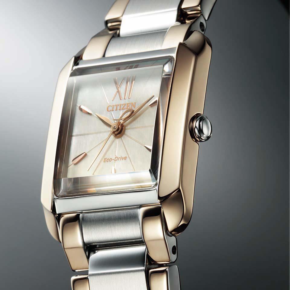 ピンク・ブルー SQUARE コレクション CITIZEN[シチズン] L [エル