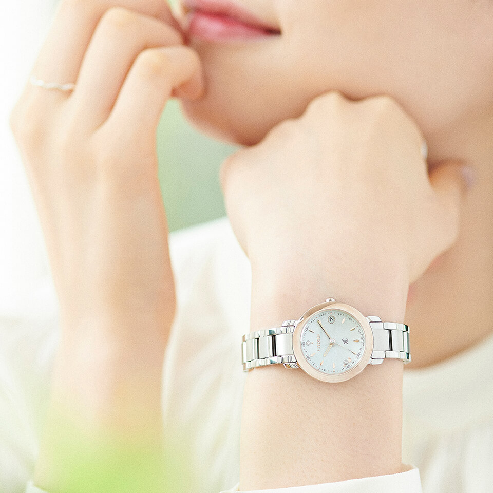 CITIZEN[シチズン]XC[クロスシー] ES9445-73W hikari collection Floret Diamond model  エコドライブ電波時計 (ワールドタイム) 　正規品