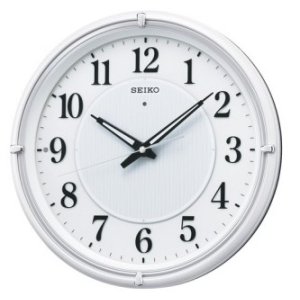 画像1: SEIKO[ セイコー]　セイコークロック　KX393W　掛時計 夜でも見える 電波クロック　正規品 (1)