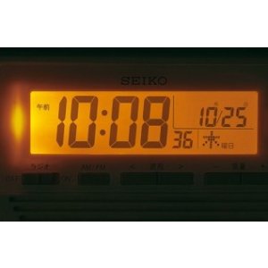 画像5: SEIKO[ セイコー]　セイコークロック　SQ764W 　目覚まし時計　電波防災クロック　正規品 (5)