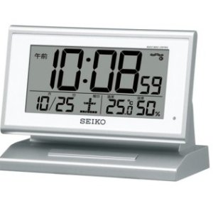 画像1: SEIKO[ セイコー]　セイコークロック　SQ768S 電波目覚まし時計　　正規品 (1)