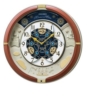 画像1: SEIKO[セイコー]　セイコークロック　RE601B 電波からくり時計　正規品 (1)