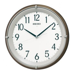 画像1: SEIKO[セイコー]　セイコークロック　KX203B　掛時計 夜でも見える　電波クロック　正規品 (1)