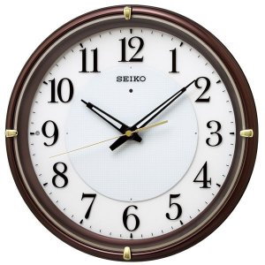 画像1: SEIKO[セイコー]　セイコークロック　KX233B　 掛時計  夜でも見える    電波クロック　正規品 (1)