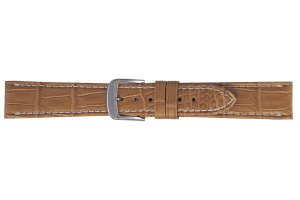 画像1: BAMBI[バンビ]　グレーシャス ワニ革（クロコダイル・マット） BWA004F　正規品　「腕時計交換ベルト」 (1)