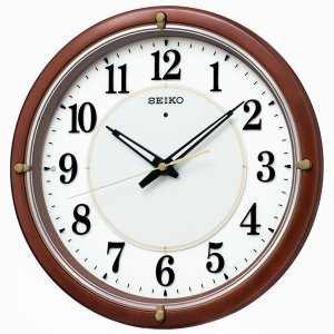 画像1: SEIKO[セイコー]　セイコークロック　KX240B　掛時計 夜でも見える 電波クロック　正規品 (1)