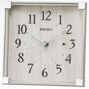 画像1: SEIKO[セイコー]　セイコークロック　BZ237A　木目柄置時計　スタンダード　電波クロック　正規品 (1)