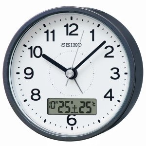 画像: SEIKO[セイコー]　セイコークロック KR333N　電波目覚まし時計　正規品