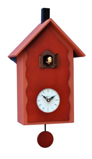 画像1: pirondini『ピロンディーニ』cuckoo clock collection　101 Cucu Lac rusty color and front panel cherry　正規品 (1)