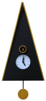画像: pirondini『ピロンディーニ』cuckoo clock collection　102-blackpainted-yellowroof　正規品