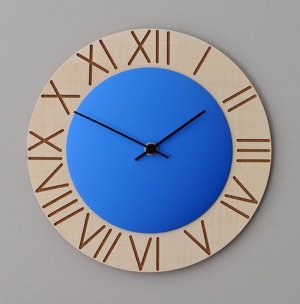 画像1: pirondini『ピロンディーニ』wall clock collection　015 Ettore_blue　正規品 (1)