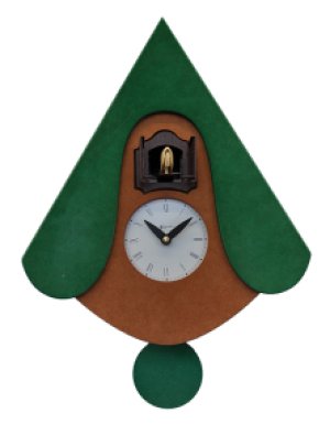 画像1: pirondini『ピロンディーニ』cuckoo clock collection　105-D-Green　正規品 (1)