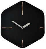 画像: pirondini『ピロンディーニ』wall clock collection　045Hexagon_black　正規品