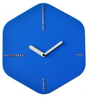 画像1: pirondini『ピロンディーニ』wall clock collection　045Hexagon_lightblue　正規品 (1)