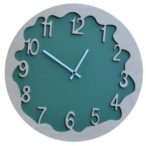 画像1: pirondini『ピロンディーニ』wall clock collection　046Ombre_green　正規品 (1)