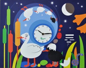 画像1: pirondini『ピロンディーニ』wall clock collection　095-Ugly_duckling　正規品 (1)