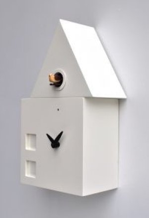 画像1: pirondini『ピロンディーニ』cuckoo clock collection 206_RAL9010_a 正規品 (1)